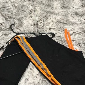 Waist 30 Length 30 Neon orange skinny jeans
